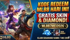 Ilustrasi - Sikat Sekarang! Kode Redeem MLBB 7 Mei 2026: Banjir Skin dan Diamond Gratis.