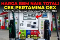 Ilustrasi - Tempat Pengisian BBM Nonsubsidi di SPBU.