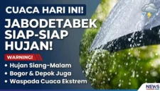 Ilustrasi hujan ringan hingga sedang. (Istimewa)
