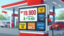 Ilustrasi - Update Harga BBM Pertamina 18 Mei 2026.