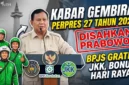 Prabowo saat peringatan Hari Buruh Internasional atau May Day 2026 di Monas.