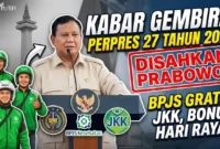 Prabowo saat peringatan Hari Buruh Internasional atau May Day 2026 di Monas.