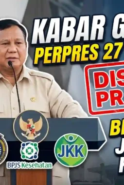 Presiden Prabowo Sahkan BPJS Gratis dan Potongan Tipis bagi Driver Ojol