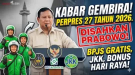 Prabowo saat peringatan Hari Buruh Internasional atau May Day 2026 di Monas.