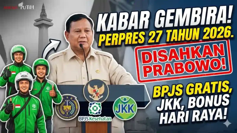 Prabowo saat peringatan Hari Buruh Internasional atau May Day 2026 di Monas.