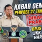 Prabowo saat peringatan Hari Buruh Internasional atau May Day 2026 di Monas.