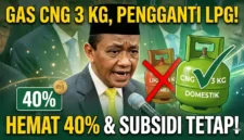 Ilustrasi - Lebih Hemat 40 Persen, Pemerintah Uji Coba CNG 3 Kg Jadi Pengganti LPG Subsidi.
