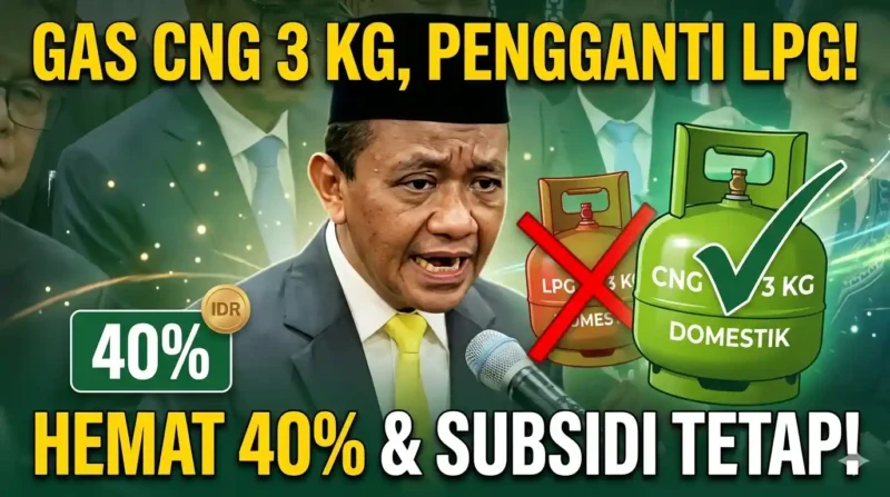 Ilustrasi - Lebih Hemat 40 Persen, Pemerintah Uji Coba CNG 3 Kg Jadi Pengganti LPG Subsidi.