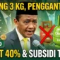 Ilustrasi - Lebih Hemat 40 Persen, Pemerintah Uji Coba CNG 3 Kg Jadi Pengganti LPG Subsidi.