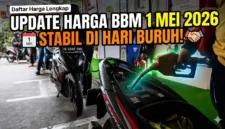 Ilustrasi - Antrian BBM di SPBU. 