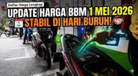 Ilustrasi - Antrian BBM di SPBU. 