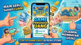 Ilustrasi - Game Penghasil Uang Asli di Play Store.