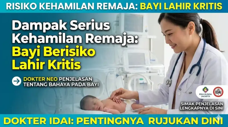Ilustrasi - Dampak Serius Kehamilan Remaja: Bayi Berisiko Lahir Kritis.