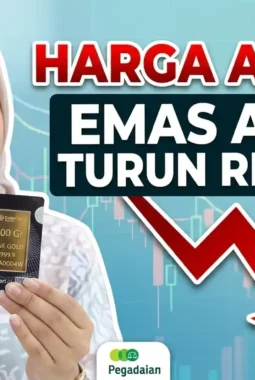 Harga Emas Antam Pegadaian Anjlok Rp16.000 Hari Ini, Saatnya Borong?