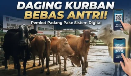 Tinggalkan Kupon Fisik, Pemkot Padang Gunakan Sistem Barcode untuk Distribusi Kurban