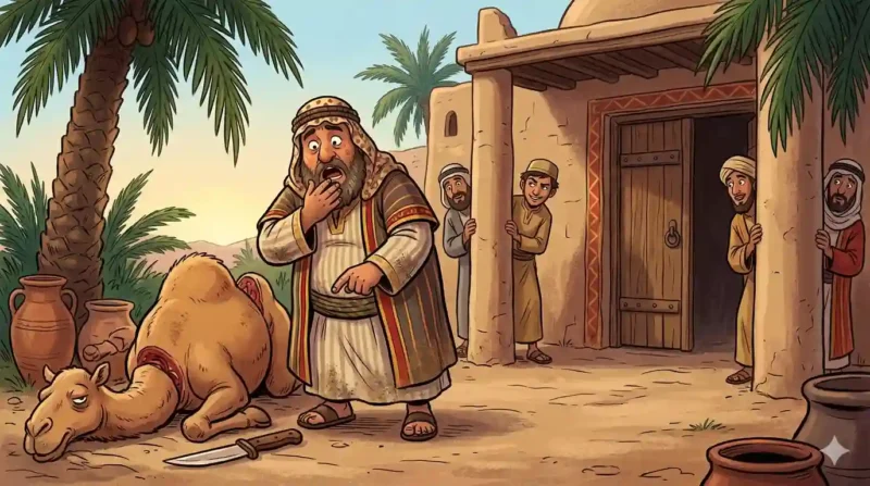 Ilustrasi - Sahabat Nabi yang Sembelih Unta Tamu Rasulullah.