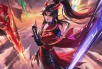 Ilustrasi - Cara Dapat Skin Ao'yin Crimson Skyblade HoK.