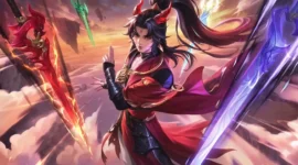 Ilustrasi - Cara Dapat Skin Ao'yin Crimson Skyblade HoK.