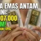 Ilustrasi - Emas Antam di Pegadaian.