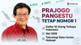 Pengusaha Prajogo Pangestu, Orang Terkaya Indonesia Mei 2026.