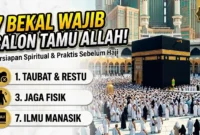 Ilustrasi Jamaah Haji Beribadah.