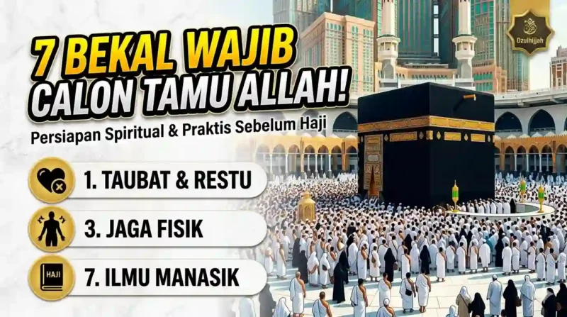 Ilustrasi Jamaah Haji Beribadah.