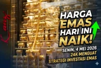 Ilustrasi - Harga Emas Perhiasan Hari Ini: Awal Mei yang Berkilau.
