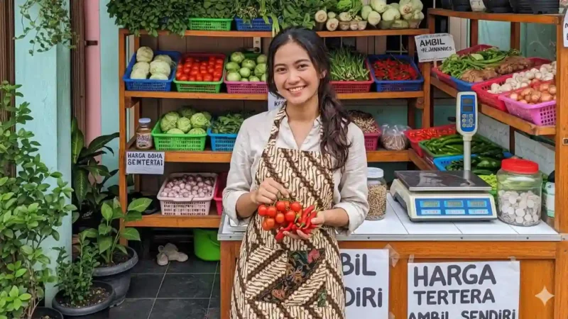 Ilustrasi - Ide Warung Rumahan Konsep Ambil Sendiri.