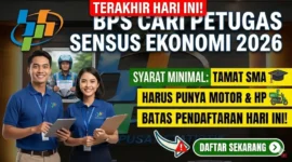Ilustrasi - Daftar Mitra BPS untuk Sensus Ekonomi 2026.
