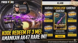 Ilustrasi - Kode Redeem FF Terbaru 4 Mei 2026.