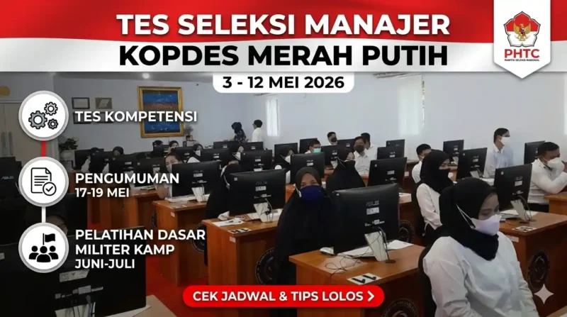 Ilustrasi - Besok Mulai! Calon Manajer Kopdes Merah Putih Segera Siapkan Diri Hadapi Tes Kompetensi.