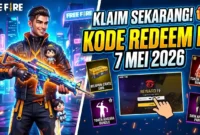 Ilustrasi - Kode Redeem FF 8 Mei 2026.
