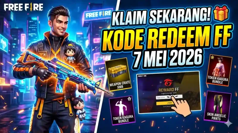 Ilustrasi - Kode Redeem FF 8 Mei 2026.