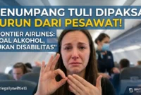 Ilustrasi - Penumpang Tuli Dipaksa Turun dari Frontier Airlines.