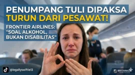 Ilustrasi - Penumpang Tuli Dipaksa Turun dari Frontier Airlines.