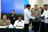 Kolase - Konferensi pers Sumatera blackout di Jakarta. Bukan Sabotase, Polisi Pastikan Cuaca Ekstrem Jadi Pemicu Blackout Massal Sumatra.