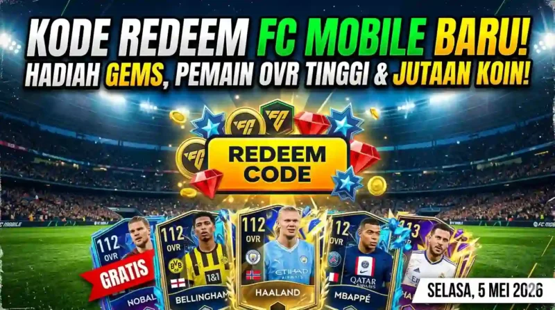 Ilustrasi - Kode Redeem FC Mobile 5 Mei 2026.