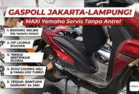 Servis motor di bengkel resmi Yamaha. (ist)