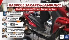 Servis motor di bengkel resmi Yamaha. (ist)