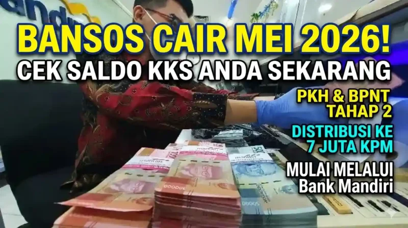 Ilustrasi - Bansos PKH & BPNT Tahap 2 Cair Mei 2026! Cek 4 Bank Penyalurnya.