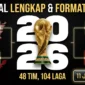 Ilustrasi - Jadwal Lengkap dan Format Baru Piala Dunia 2026.