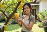 Ilustrasi - Pohon Buah Minim Hama yang Bikin Pekarangan Rumah Tetap Bersih.