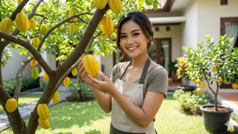 Ilustrasi - Pohon Buah Minim Hama yang Bikin Pekarangan Rumah Tetap Bersih.