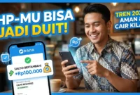 Ilustrasi - Sedang Menggunakan Aplikasi Penghasil Saldo DANA 2026 yang Makin Transparan.