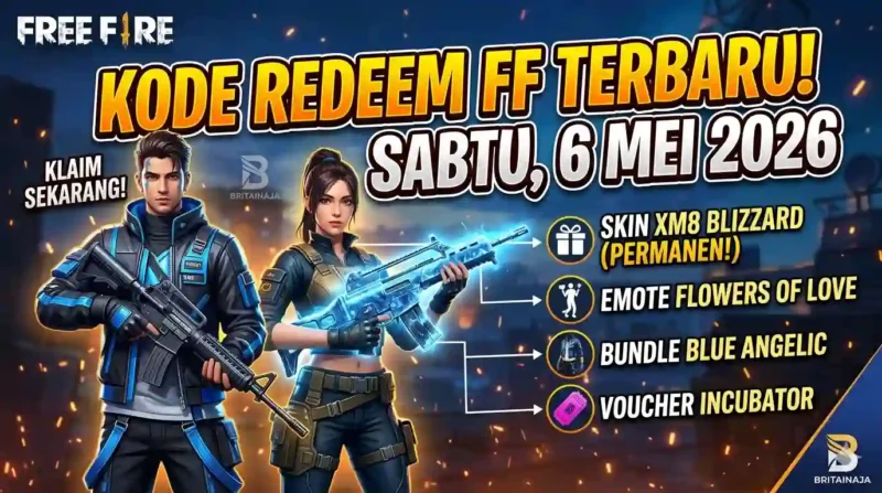 Ilustrasi - Kode Redeem FF Terbaru 6 Mei 2026.