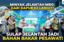 Pertamina Olah Minyak Jelantah Program Makan Gratis Jadi Bahan Bakar Pesawat. 