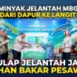 Pertamina Olah Minyak Jelantah Program Makan Gratis Jadi Bahan Bakar Pesawat. 