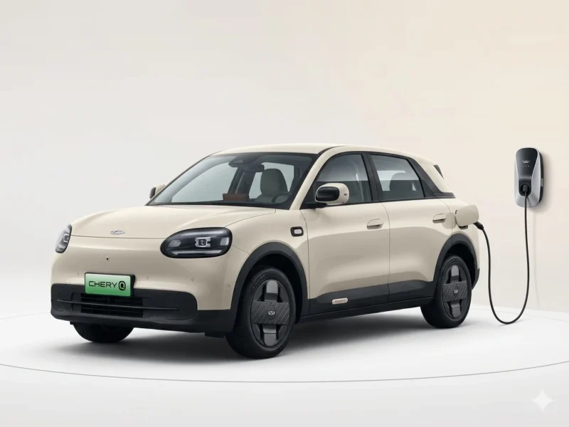 Ilustrasi - Mobil Listrik Mungil Chery Q.