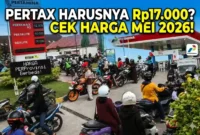 Ilustrasi - Antrian Pengisian BBM di SPBU. Harga BBM Pertamina Terbaru Mei 2026.