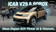 Mobil konsep iCAR Robox Concept turut unjuk gigi di panggung Beijing Auto Show 2026. (Liputan6.com)
